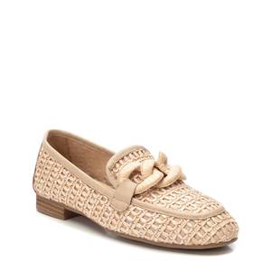 Mocassini da Donna Carmela in Pelle Beige, Scarpe Casual con Suola Piatta - Product Image 5