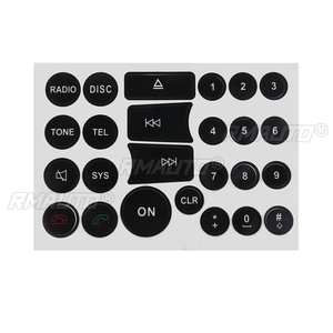 Pegatina de Reparación de Botones de Radio de Estilo Moderno para Mercedes-Benz Clase C, E, GLK, W, 2007-2014, Decoración Interior de Automóviles - Product Image 2