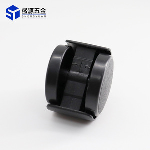 Shengyuan Clip On Caster 1-Inch M8 Threaded Rod For Furniture Cabinet Trolley Replacement Parts - Product Image 1