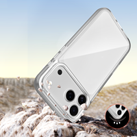 Coque de téléphone antichoc en acrylique haute transparence 2,5 mm pour iPhone 17 16 15 Pro Max – Prix de gros AK