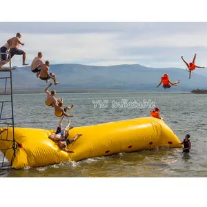 Jouet de Trampoline gonflable amusant pour parc aquatique de lac de Trampoline de piscine gonflable flottant