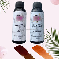 Perruque Lace Wig sans colle à séchage rapide et extrême, marque privée, Spray de colle fondue et Spray de bouclage pour cheveux