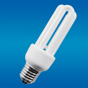 OEM CFL Bulb E27 3U Shape 6000K Daylight Alert 80lm/W 6000 Hours CRI 80 AC 220V 2-Year Warranty Plastic Switch 2000 Lumens - Product Image 1
