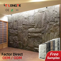 Revestimiento Ecológico de Poliuretano con Aspecto de Piedra, Panel de Pared de Piedra Artificial Ligero de PU