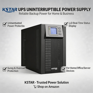 Kstar YDC9103S 3000VA <span class=keywords><strong>3Kva</strong></span> <span class=keywords><strong>2700W</strong></span> Onduleur en ligne à double conversion haute fréquence avec 72V DC - Product Image 6