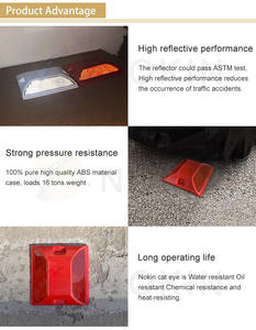 Пластиковые отражающие дорожные шпильки 3 м от производителя - Product Image 5