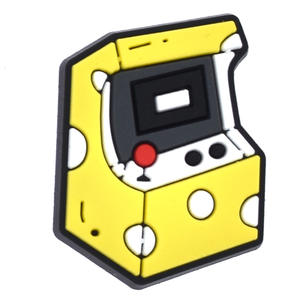 Venta al por mayor de dibujos animados de PVC de plástico suave parche DIY accesorios de la caja del teléfono celular con música y estilos religiosos zapatos de muñeca plana y dijes - Product Image 6