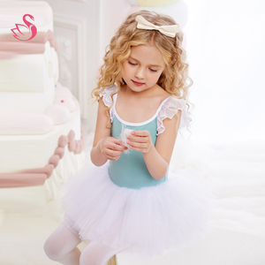 Ropa de Baile de Tutú Elegante para Niñas, de Verano, con Tirantes y Manga Corta, para Entrenamiento y Presentaciones, de Algodón, para Exámenes de Grado Infantil - Product Image 6