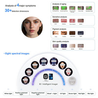 Analyseur de peau intelligent, scanner intelligent 3D, qualité industrielle, HD, 36 millions de pixels, reconnaissance automatique du visage, détecteur facial