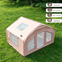 Tente Gonflable Géante pour Plage, Glamping, Cabane Extérieure Prête à l'Expédition, Haute Qualité, Randonnée, En Stock, Imperméable, Pliable