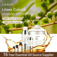 Extrait végétal pur, huile essentielle naturelle de Litsea Cubeba pour l'aromathérapie, la fabrication de parfums, les savons, les bougies parfumées, les diffuseurs de parfum