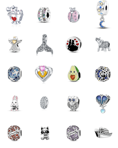 Ciondolo a forma di cuore con zirconi incastonati a canale, pietra portafortuna di dicembre, placcato argento/<span class=keywords><strong>oro</strong></span>/<span class=keywords><strong>oro</strong></span> rosa, unisex, per uso quotidiano, gioielli fai da te - Product Image 1