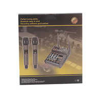 Console de mixage audio professionnelle 4 canaux en métal CT12 pour studio, équipement musical, DJ, avec effets intégrés