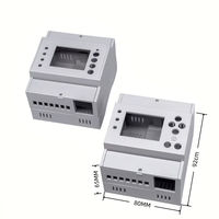 Boîtier en plastique ignifuge pour rail DIN, pour module de contrôle d'automatisation industrielle, boîtier électrique