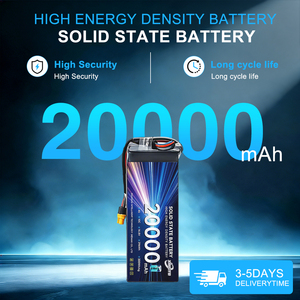 แบตเตอรี่ซิลิคอนคาร์บอนกึ่งโซลิดสเตต NMC แบบชาร์จได้ ความจุสูง 4S 20000mah 300wh/kg 10C สำหรับโดรนอุตสาหกรรม - Product Image 2