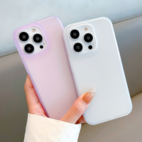 Coque de téléphone XOWO multi-couleurs en TPU, protection intégrale contre les chutes, antichoc, translucide pour iPhone 18/17/16/15/14/13/Pro/Max