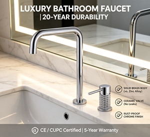 Rubinetto Miscelatore Moderno in Acciaio Inossidabile per <span class=keywords><strong>Lavabo</strong></span> Bagno, a Cascata, Montaggio su Piano, per <span class=keywords><strong>Lavabo</strong></span> Singolo - Product Image 6