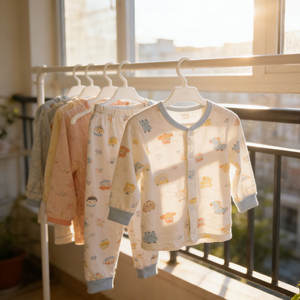 ไม้แขวนเสื้อขายส่งขนาด 25 ซม. ไม้แขวนเสื้อพลาสติกอเนกประสงค์ เป็นมิตรกับสิ่งแวดล้อม สำหรับแขวนเสื้อผ้าเด็กและทารก สามารถปรับแต่งได้ - Product Image 6