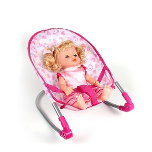 Adorable poussette pour poupée à deux roues amusante, combinaison 3 en 1, lit de poupée de 14 pouces, voiture jouet pour poupée, poussette - Product Image 4