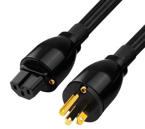 Câble d'alimentation universel Hi-Fi <span class=keywords><strong>audio</strong></span> de haute qualité 12 AWG, best-seller sur eBay, prise US - <span class=keywords><strong>4</strong></span> pieds (1,22 m) - Product Image 1
