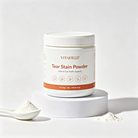 Poudre anti-taches de larmes OEM sous marque privée pour chiens, suppléments pour chiens, soins de santé pour animaux, santé oculaire, lutéine, vente en gros usine