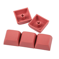 Blank Keycaps Multiple Colors Black Red White Blue Green MX Cross Stem Compatible For Mechanical Keyboard Key Caps