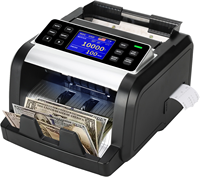 Mesin Hitung Uang Henry Business Grade HL-P89 dengan Printer, Penghitung Nilai Campuran CAD USD GBP MXN, Pengenalan Otomatis, 1000 Pcs/menit, 300 Pcs