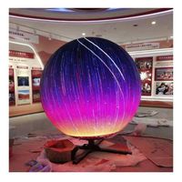 Pantalla LED Esférica Personalizada de 360 Grados, Globo de Video con Alto Brillo P2.0 para Presentaciones en Pared