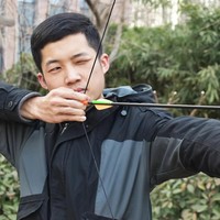Ensemble d'arc recurve Piaoyu TM-M122-H, 40 lbs, longueur de tir 32 pouces, pour la chasse/le tir sur cible, utilisation en extérieur, flèches en fibre de verre, adulte