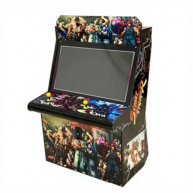 Retro Arcade Game Machine Metal Acrylic Cabinet Coin Operated for Indoor Park Entertainment US Plug