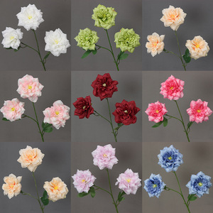 Fleurs de pivoine artificielles en soie, décorations de mariage, accessoires d'intérieur et d'extérieur durables - Product Image 5