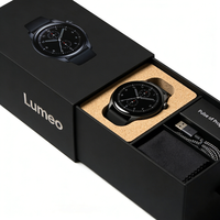 Boîte à montre en carton ondulé écologique, emballage robuste en carton, contient une montre intelligente et des accessoires avec insert