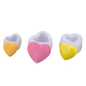 Bán Buôn Tổ Ong Hình Trái Tim Sáp Tan Chảy Ice Cube Khay Băng Tác phẩm Điêu khắc Khuôn Mẫu Trái Tim Silicone Nến Làm Khuôn Mẫu - Product Image 1