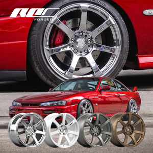 Jantes Roc XT7 à 7 branches forgées, jantes de 18 à 20 pouces, 5x114.3 5x120, triple chrome, jantes forgées pour Subaru BMW Silvia S14 - Product Image 3