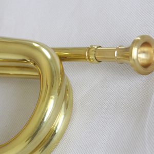 Instrumentos de trompeta de latón amarillo al por mayor, trompetas de tono Bb - Product Image 4