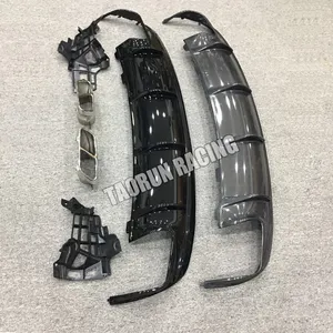Difusor de parachoques trasero de fibra de carbono W117 con puntas de escape para Benz W117 CLA200 CLA260 CLA45 Facelift con paquete <span class=keywords><strong>Amg</strong></span> 13-19 - Product Image 5