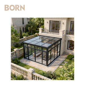 Sang Trọng Phong Cách Châu Âu Năng Lượng Hiệu Quả Nhôm Kính Mặt Trời Phòng Chờ Mặt Trời Vườn Nhà Mini Nhà Kính Cho Giải Trí Độc Quyền Nook - Product Image 5