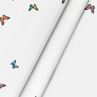 Nappe rectangulaire de printemps de 60*84 pouces, nappe saisonnière lavable en forme de papillon pour décor de pique-nique et de dîner