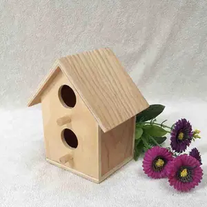 環境にやさしい屋外合板小さな木製の鳥かごの家