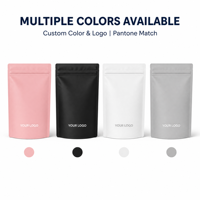 Sacs d'emballage pour vêtements personnalisés, rose mat, auto-adhésifs, refermables, avec fermeture éclair, pour vêtements féminins, imprimés en gravure, recyclables