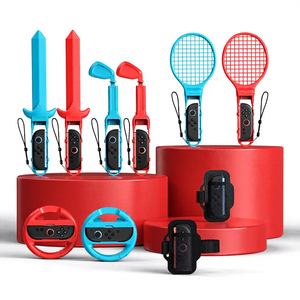 Nouveau JYS pour 2 accessoires ensemble de contrôleur de jeu de sport en Silicone sans fil escrime <span class=keywords><strong>raquette</strong></span> de Tennis <span class=keywords><strong>volant</strong></span> de course pour - Product Image 1