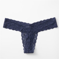 Lencería transparente Bikini Ropa interior de mujer Bragas de mujer Tanga sexy Estilo japonés G String Encaje T-back Bragas transparentes