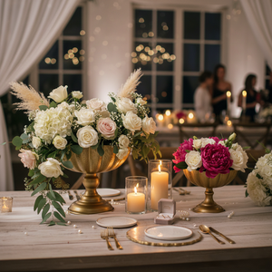 กระถางดอกไม้ทรงสูงสไตล์อเมริกันเรโทรสีทองแดง รุ่นใหม่ปี 2026 ตกแต่งด้วยเหล็กดัดแบบดิสเทรส สำหรับตกแต่งบ้าน ห้องนั่งเล่น วางบนโต๊ะ แจกันตกแต่งระดับไฮเอนด์ - Product Image 3