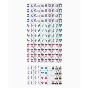 Juego de Mahjong Americano Personalizable de 160 Piezas de Acrílico, Diseño Moderno y Lujoso, Tallado <span class=keywords><strong>en</strong></span> 4 Capas, Ecológico y Duradero, para Jugar al Póker - Product Image 4