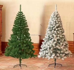 Árbol de Navidad Artificial de PVC Verde con Nieve Artificial, Ecológico y de Alta Calidad, en Oferta - Product Image 2