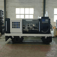 Tour CNC CK6163 à banc plat, haute précision, 2 axes, mono-broche, de type horizontal, pour usinage des métaux