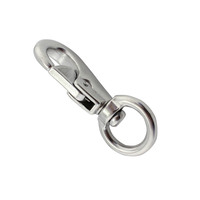 Mousqueton pivotant Bull en acier inoxydable 304 pour chaise suspendue, hamac, sangle de sécurité, crochet à ressort pivotant, boucle de remorquage pour animaux de compagnie
