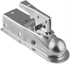 Acoplador Recto para <span class=keywords><strong>Remolque</strong></span>, <span class=keywords><strong>Bola</strong></span> de 2 Pulgadas, Canal de 3 Pulgadas, Capacidad de 3500 lb, Galvanizado con Placa de Fijación con Bloqueo para <span class=keywords><strong>Remolque</strong></span> Utilitario - Product Image 2