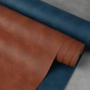 Pvc imprimé Crazy Horse Grain cuir synthétique artificiel pour boîte d'emballage cahier tapis de Table coque de téléphone Faux cuir tissu