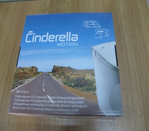 Sacs en papier kraft naturel pour l'incinérateur de toilettes sans eau Cinderella Separett Incinerating Toilet Waterless Incinerator Toilet Propane Bowl Liners - Product Image 5